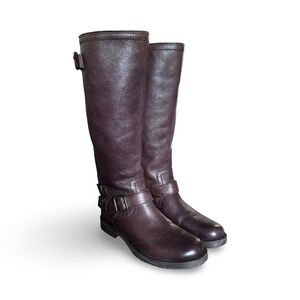 ArturoChiang brown leather buckle boot size 7 women